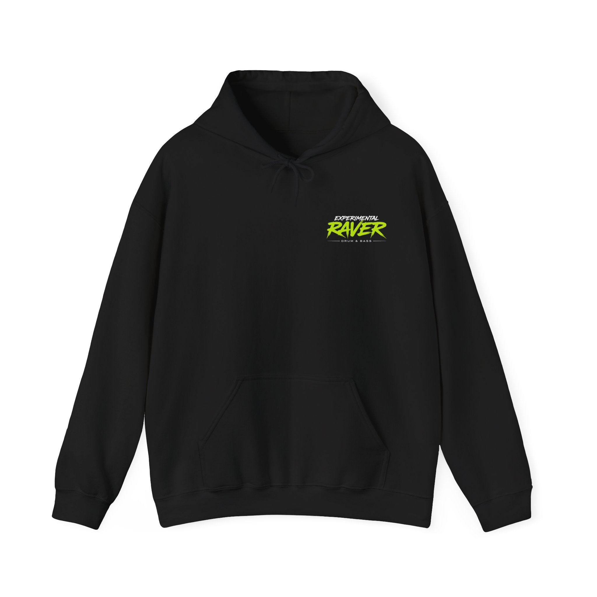 Experimental Raver graphic Hoodie | Drum & Bass Culture