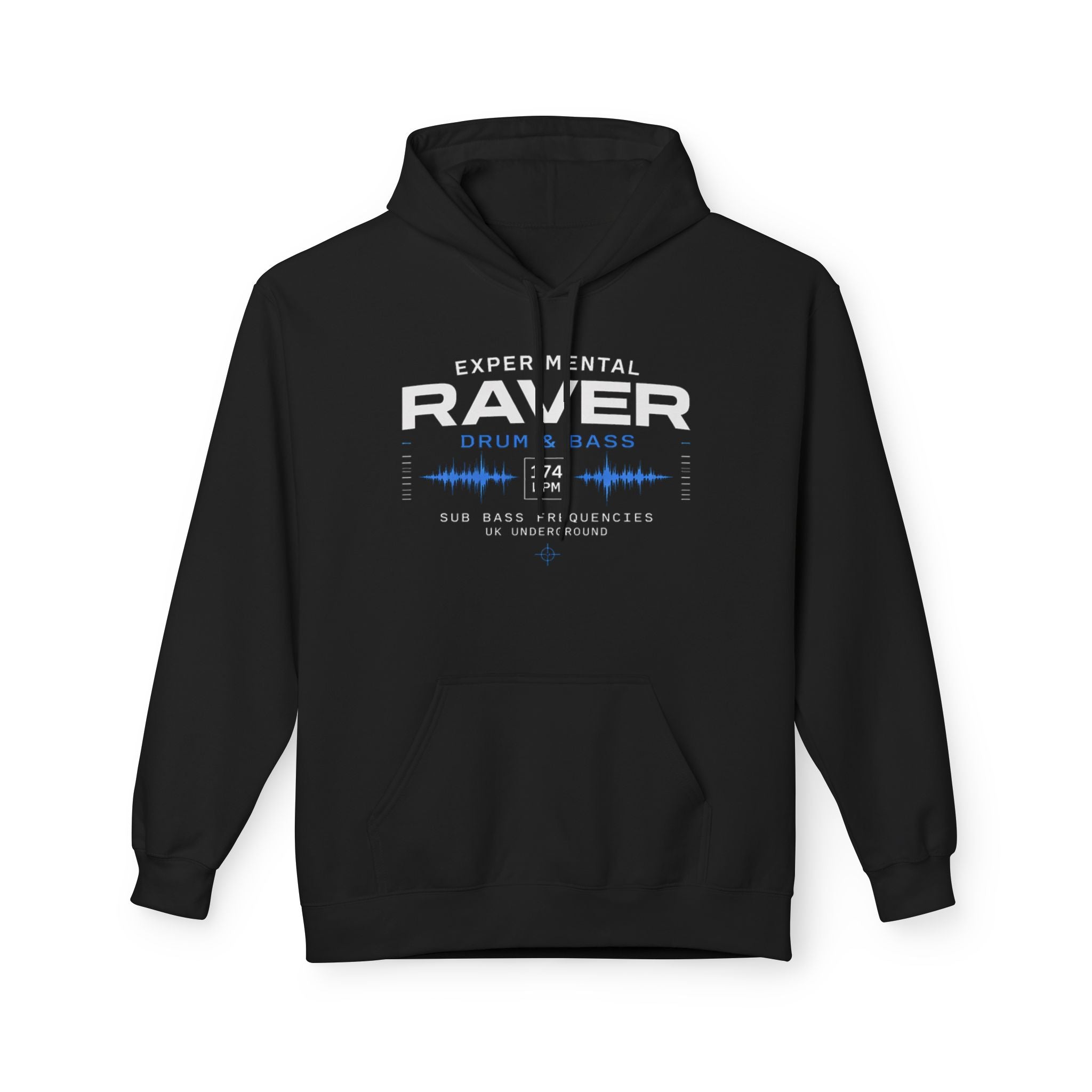 Drum & Bass Ranger Hoodie – Experimental Soundwave Music Pullover