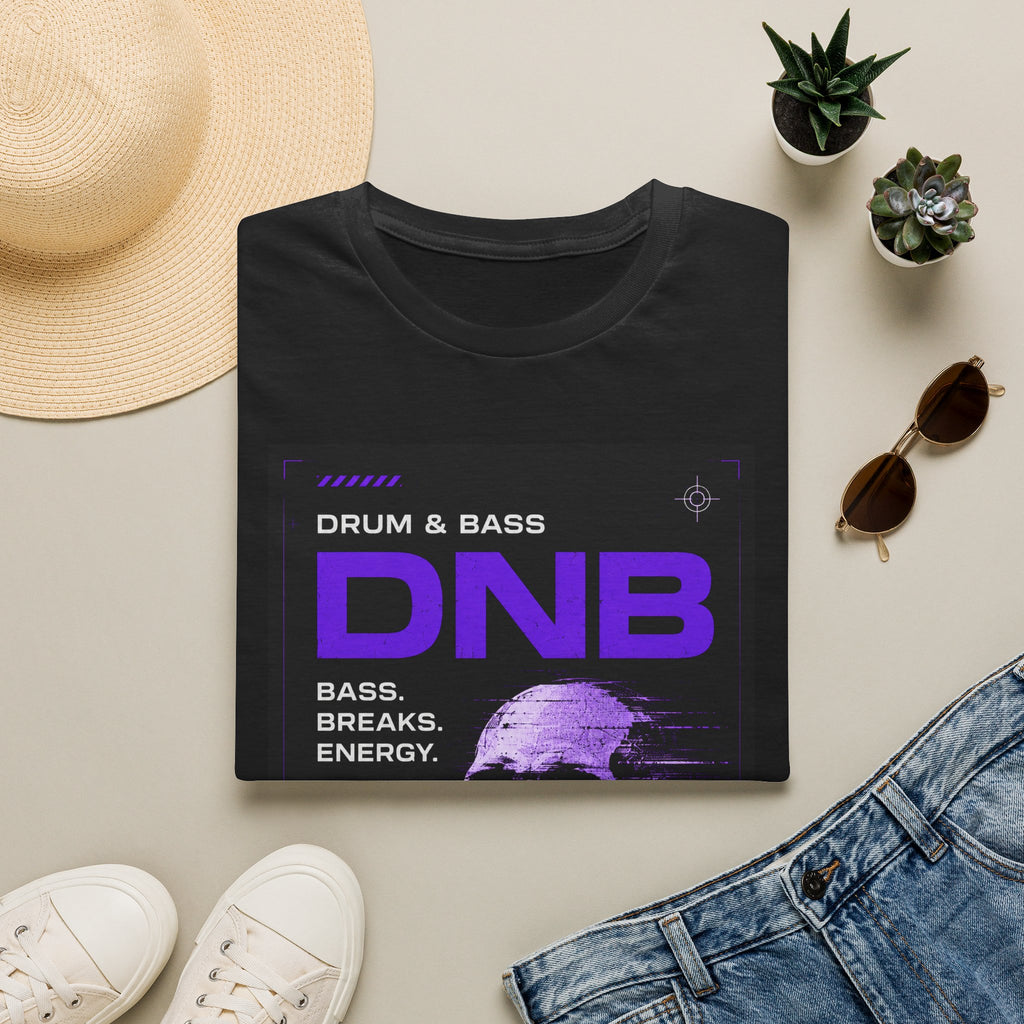 DNB Drum & Bass Tee — Bass, Breaks, Energy Graphic T-Shirt