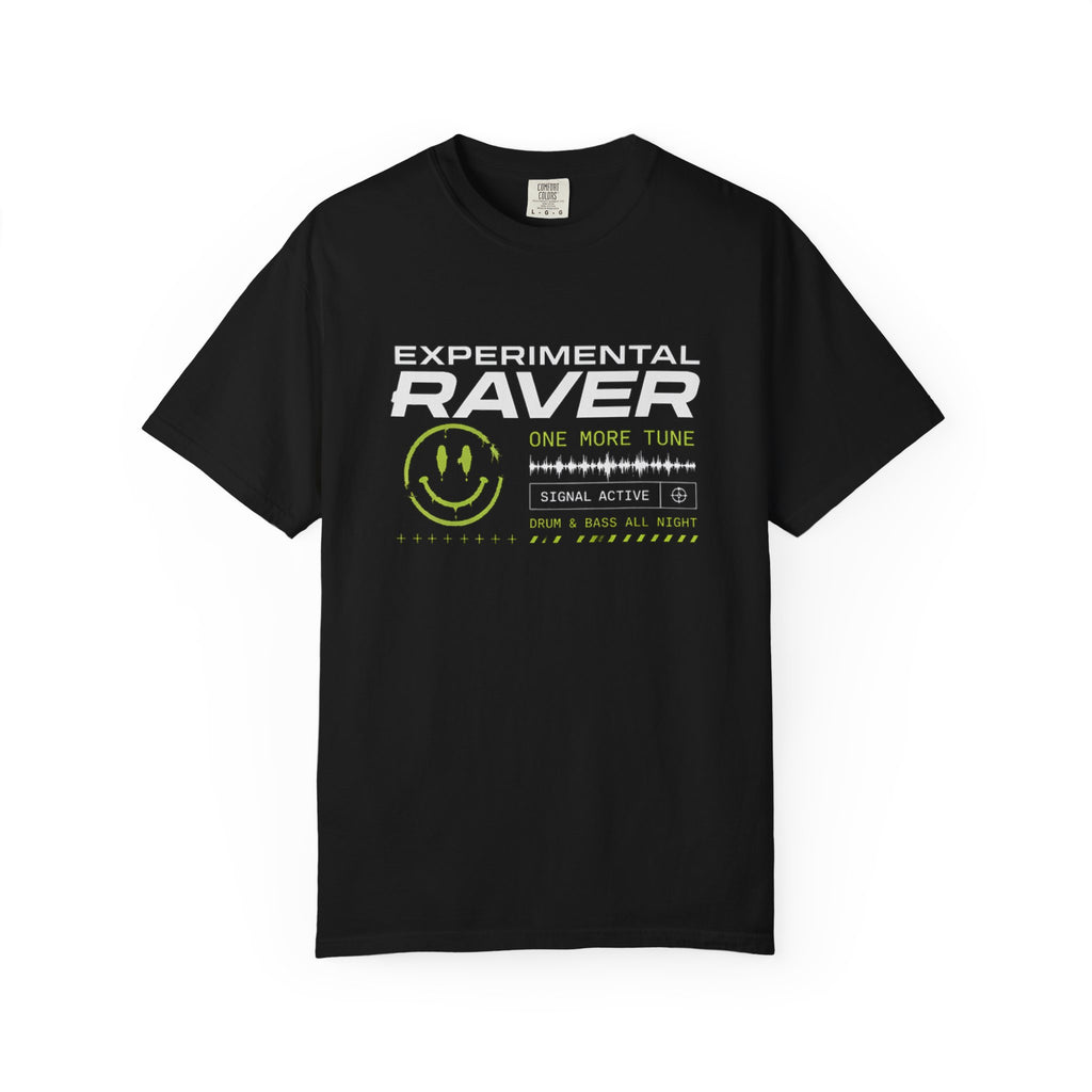 Experimental Raver T-Shirt — One More Time Smiley Graphic
