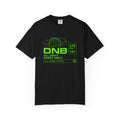 DNB All Night T-Shirt — Neon Green Drum & Bass Graphic Tee