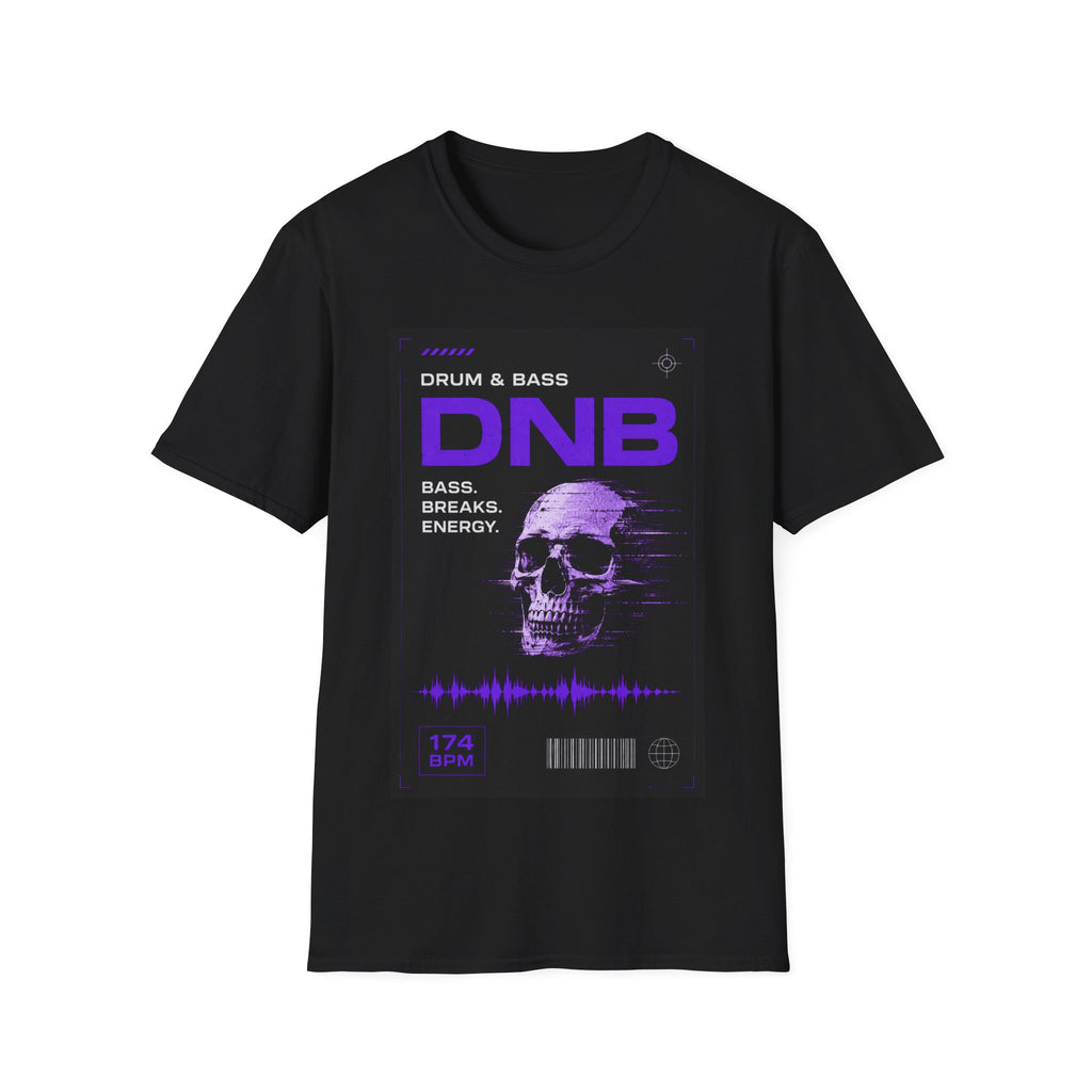 DNB Drum & Bass Tee — Bass, Breaks, Energy Graphic T-Shirt