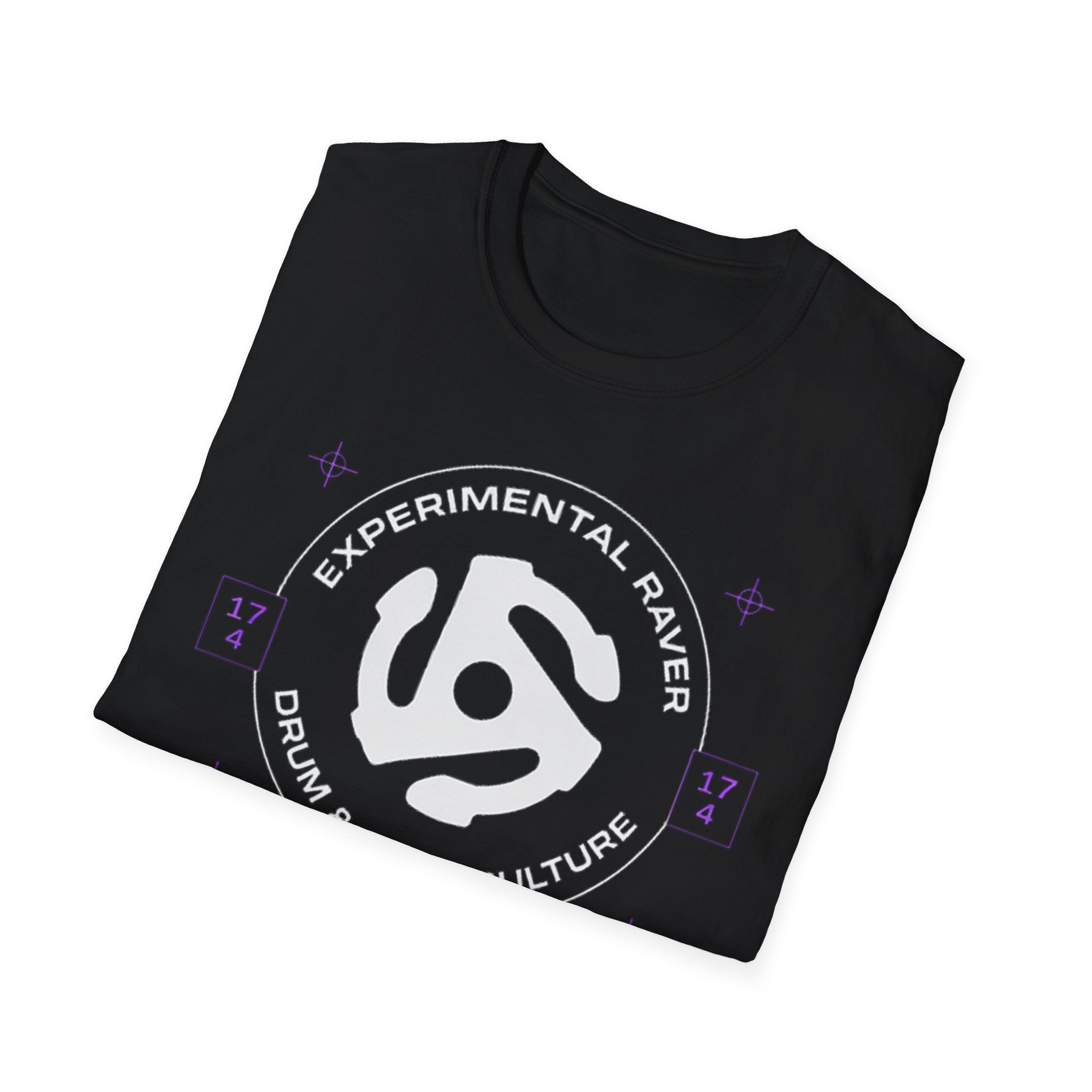 Vintage 45 RPM Adapter T-Shirt — Retro Record Player Logo (Est. 1974)