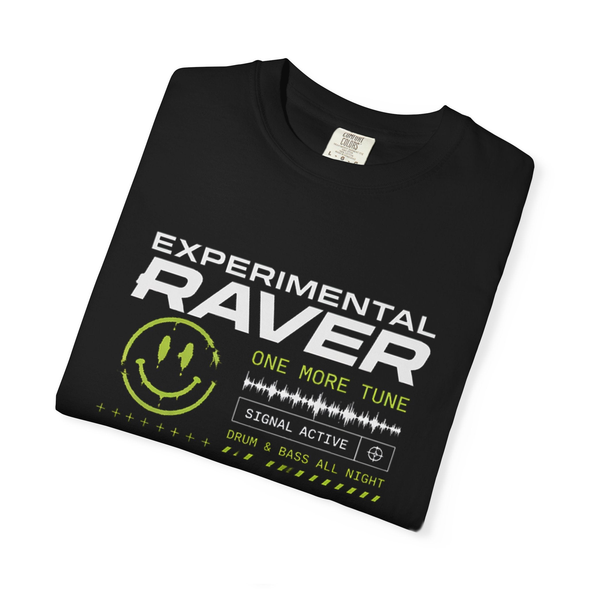 Experimental Raver T-Shirt — One More Time Smiley Graphic
