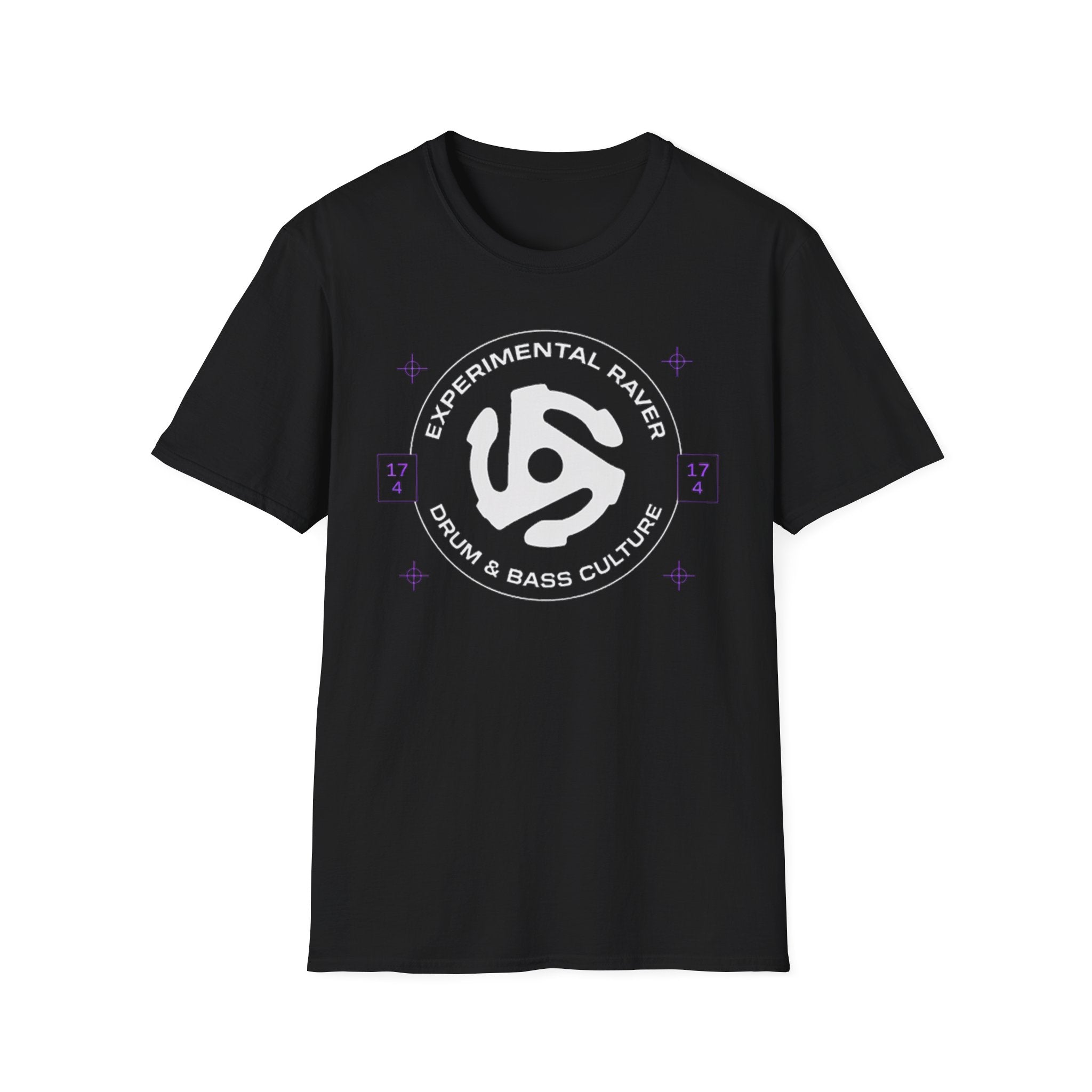 Vintage 45 RPM Adapter T-Shirt — Retro Record Player Logo (Est. 1974)