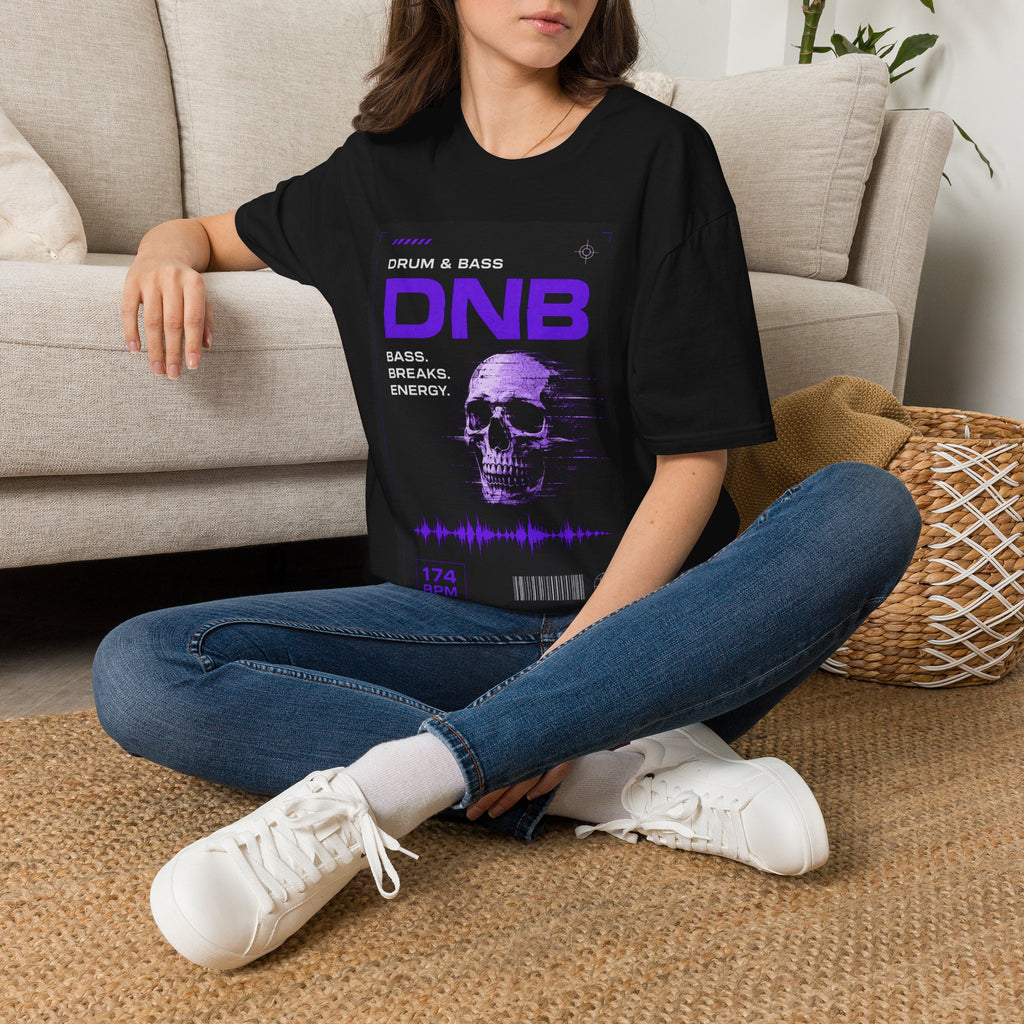 DNB Drum & Bass Tee — Bass, Breaks, Energy Graphic T-Shirt